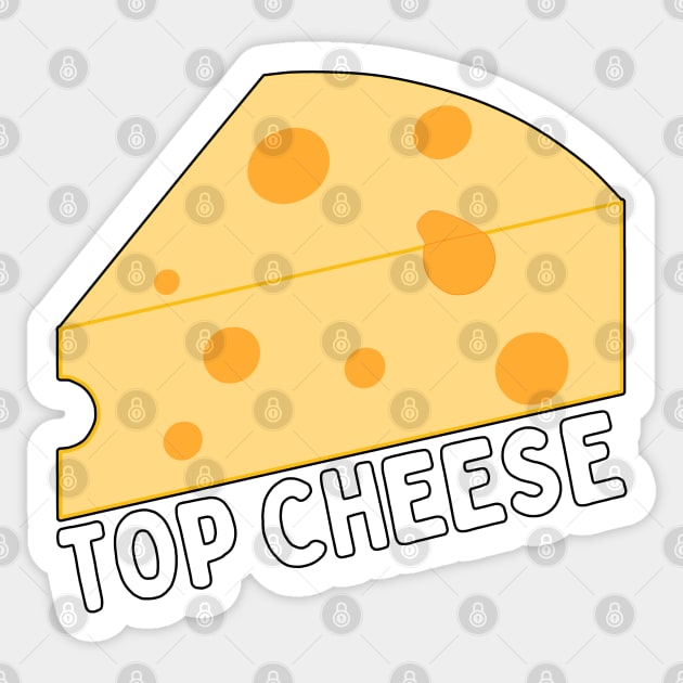 TOP CHEESE Sticker by HOCKEYBUBBLE